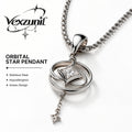 𝒗𝒆𝒙𝒛𝒖𝒏𝒊𝒍™ Orbital Star Pendant Necklace with Dangling Charm — view 1