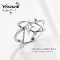 𝒗𝒆𝒙𝒛𝒖𝒏𝒊𝒍™ Celestial Orbit Openwork Ring with Star Charm — view 1
